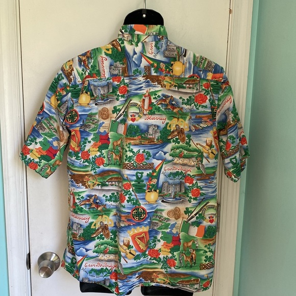 Reyn Spooner vintage made in Hawaii Danny Boy Irish shirt VGUC - Picture 2 of 3